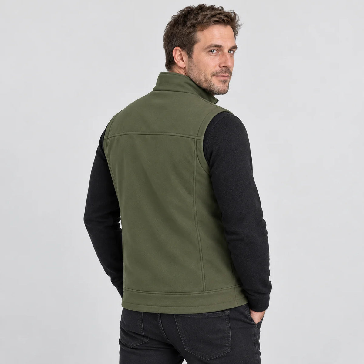 Varmevest unisex PyreFit Allora, bakfra