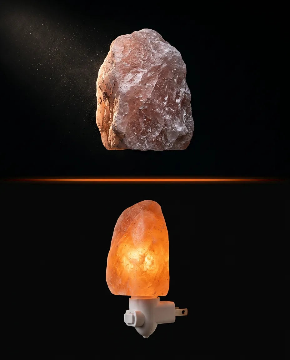 Håndutvunnet rosa salt, 250 millioner år under utvikling