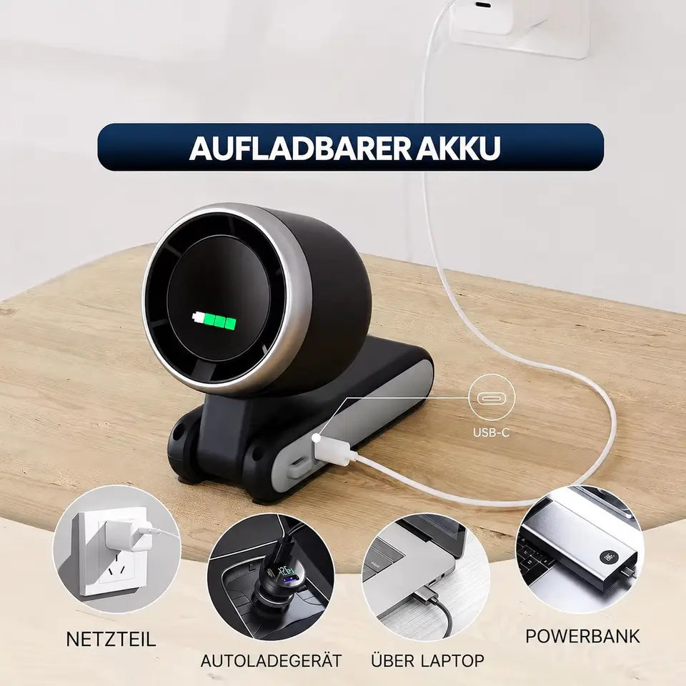 Digitalt display og USB-C-lading