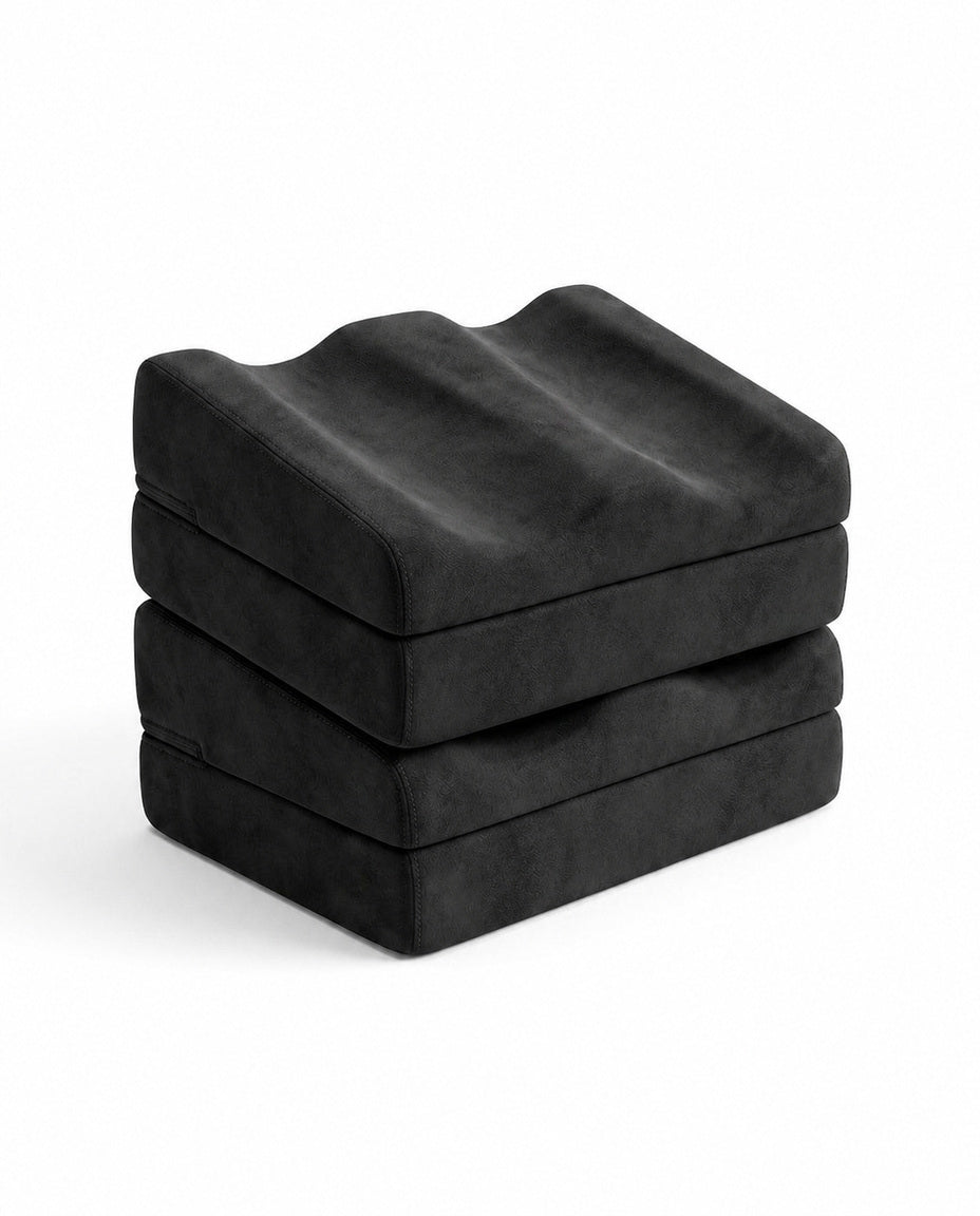 Ergonomisk fotstøtte for kontoret – 3 høyder for holdning og sittekomfort – produktbilde 1