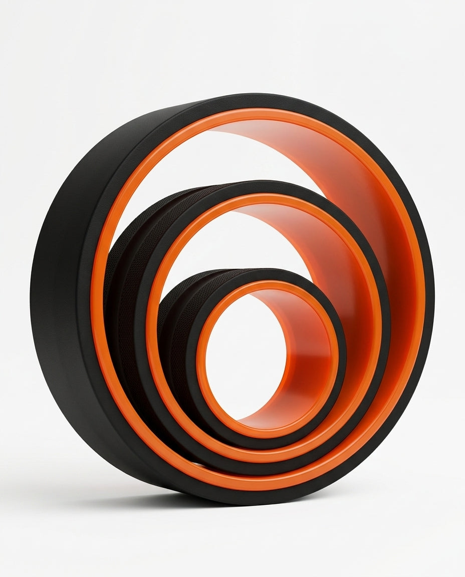 Foam roller-sett for ryggen – 3 størrelser for mobilitet og restitusjon – produktbilde 1