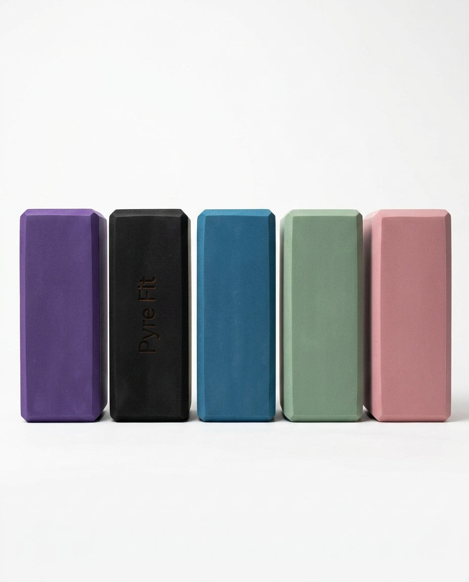 Yogablokk i EVA-skum 2-pk – støtte og innretting for yoga og pilates – produktbilde 2