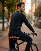 Bredt og ergonomisk sykkelsete – polstret komfort for lange turer og pendling – produktbilde 2