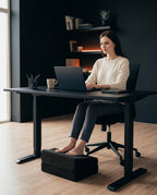 Ergonomisk fotstøtte for kontoret – 3 høyder for holdning og sittekomfort – produktbilde 2