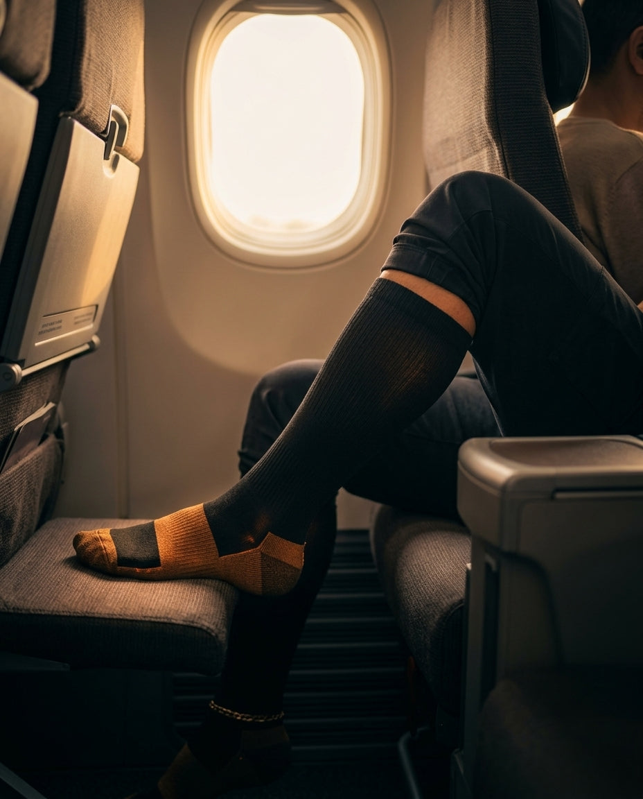 Kompresjonsstrømper 6-pk – lette bein på reise og i hverdagen – produktbilde 3