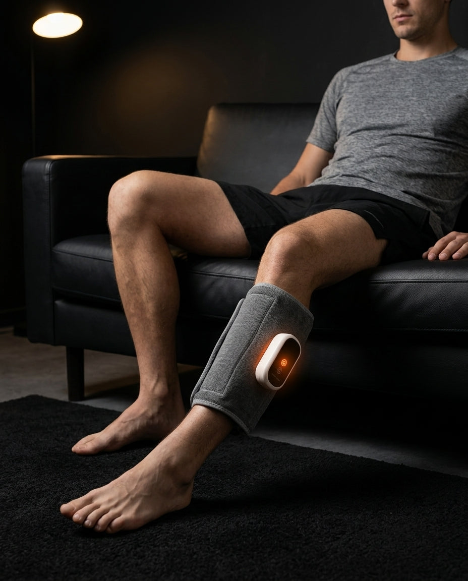 Leggmassasjeapparat – trådløs med tre intensitetsnivåer for slitne bein – produktbilde 3