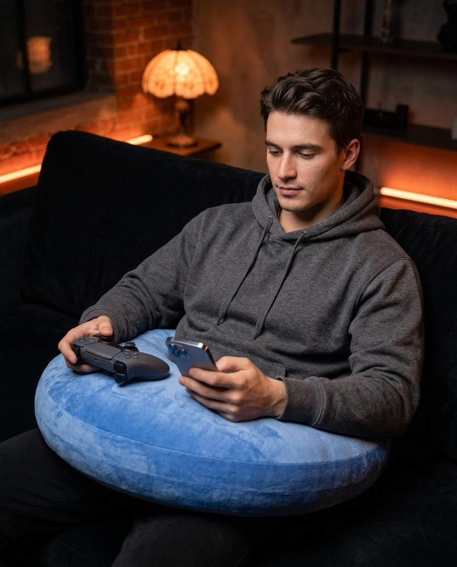 Lesepute med armlen – for sofa og seng når du leser, gamer og jobber – produktbilde 3
