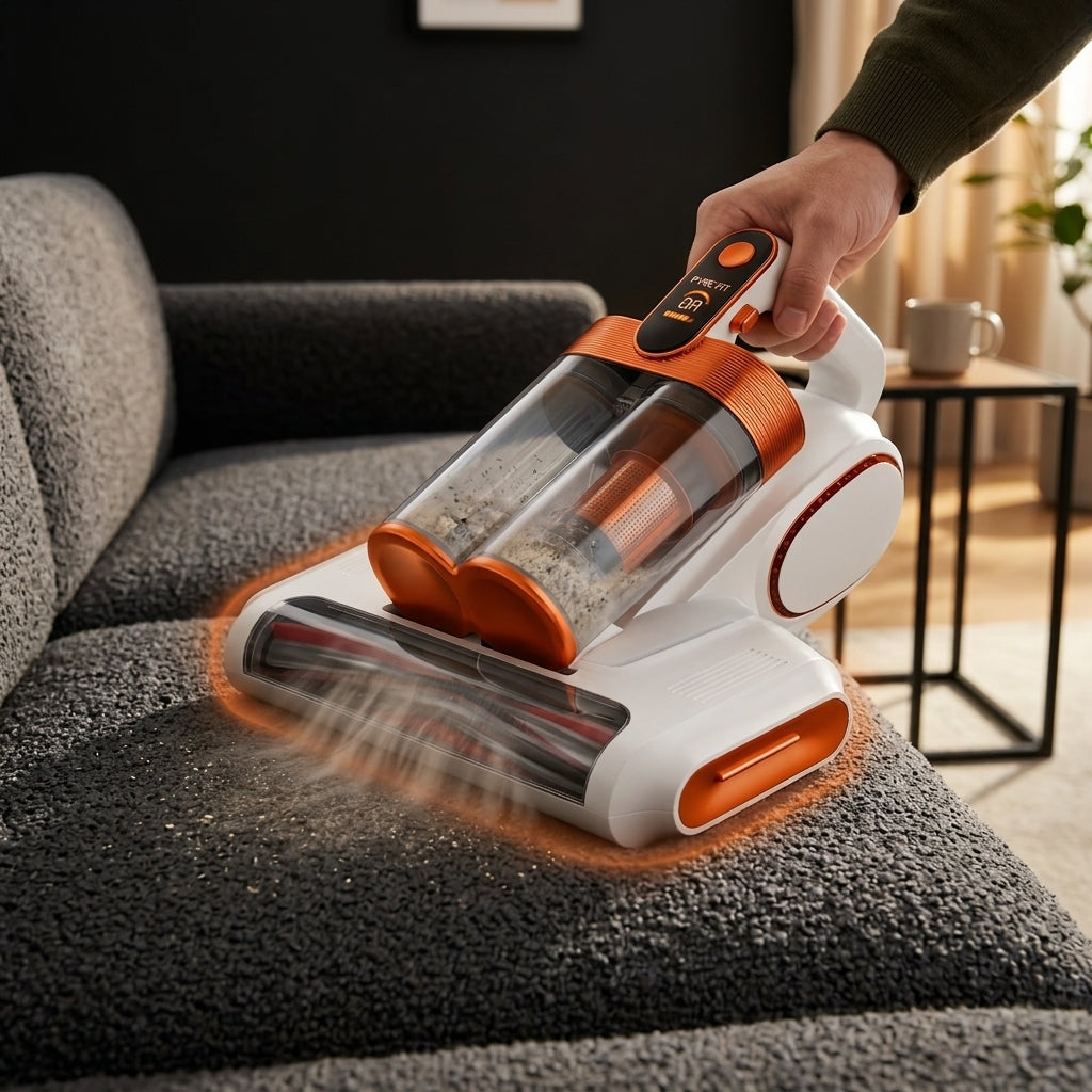 Middstøvsuger for madrasser, sofaer og polstermøbler – sterk sugekraft mot støv i tekstiler – produktbilde 3
