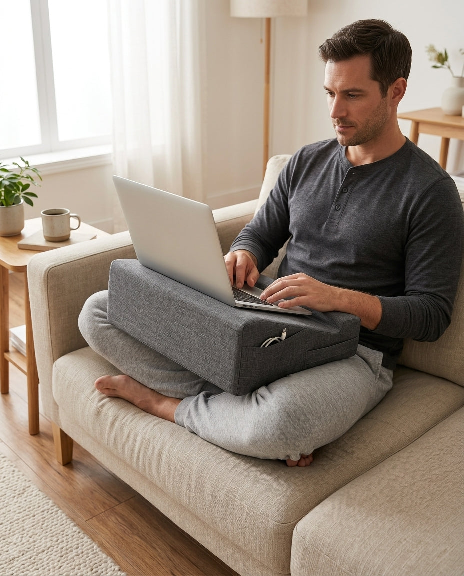 Nettbrettpute med holder – les med frie hender og legg laptopen behagelig – produktbilde 3