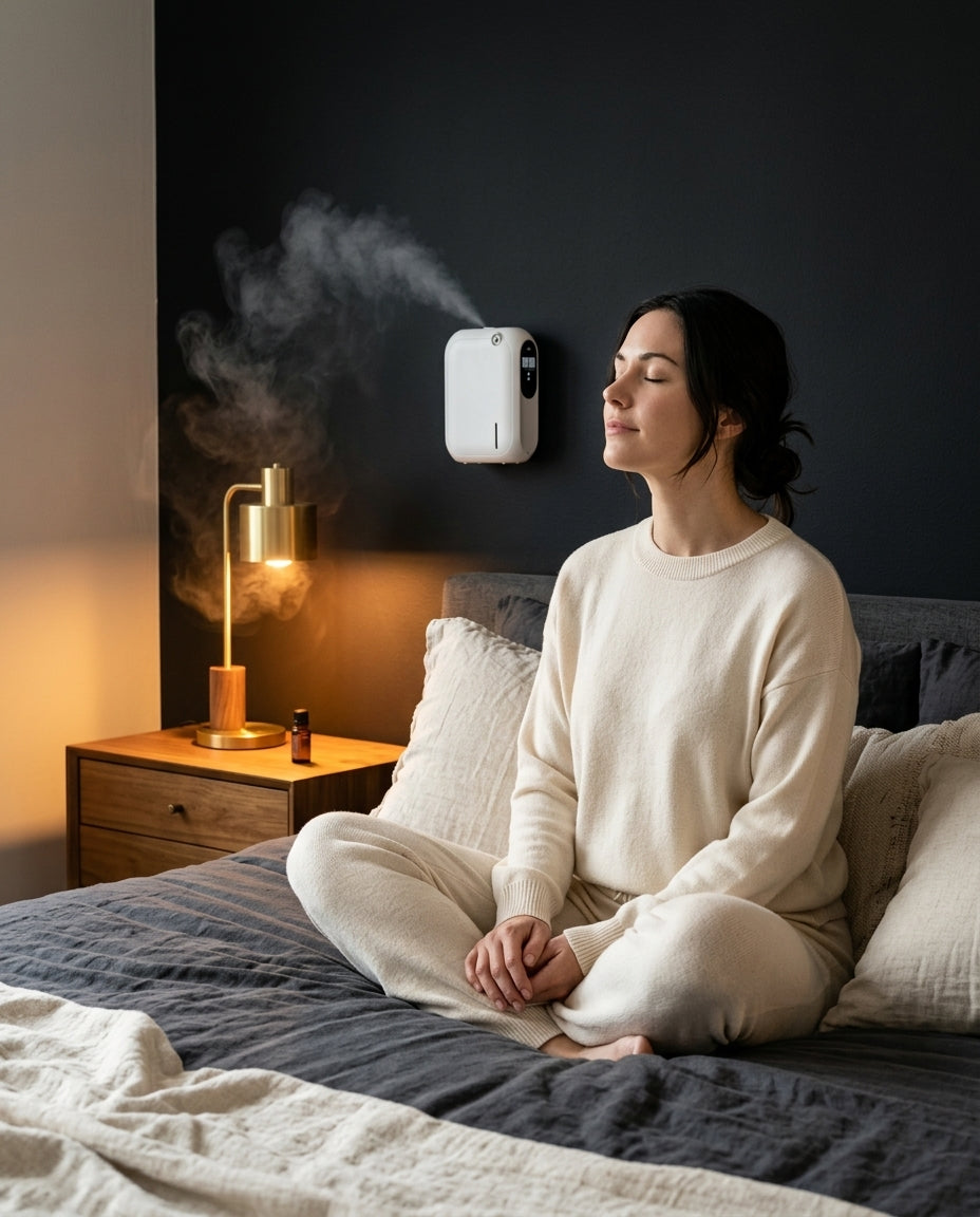 Aromadiffuser med appstyring – fin tåke og mykt lys for eteriske oljer – produktbilde 3
