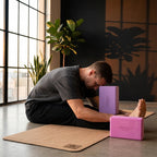 Yogablokk i EVA-skum 2-pk – støtte og innretting for yoga og pilates – produktbilde 4