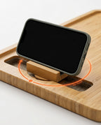 Sofabrett for armlenet med dreibar mobilholder – håndfri komfort i sofaen – produktbilde 5