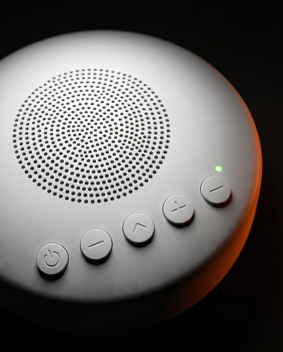 White noise-maskin med nattlys – rolig søvn for babyer, barn og voksne – produktbilde 5