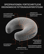 Ammepute med ergonomisk form – avlaster armer og skuldre under mating – produktbilde 5