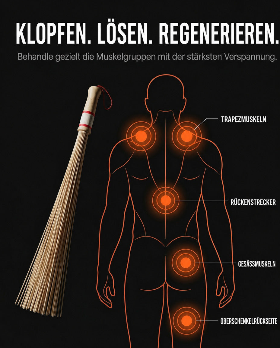 Massasjerulle i tre for musklene – manuell dypmassasje for rygg og bein – produktbilde 8
