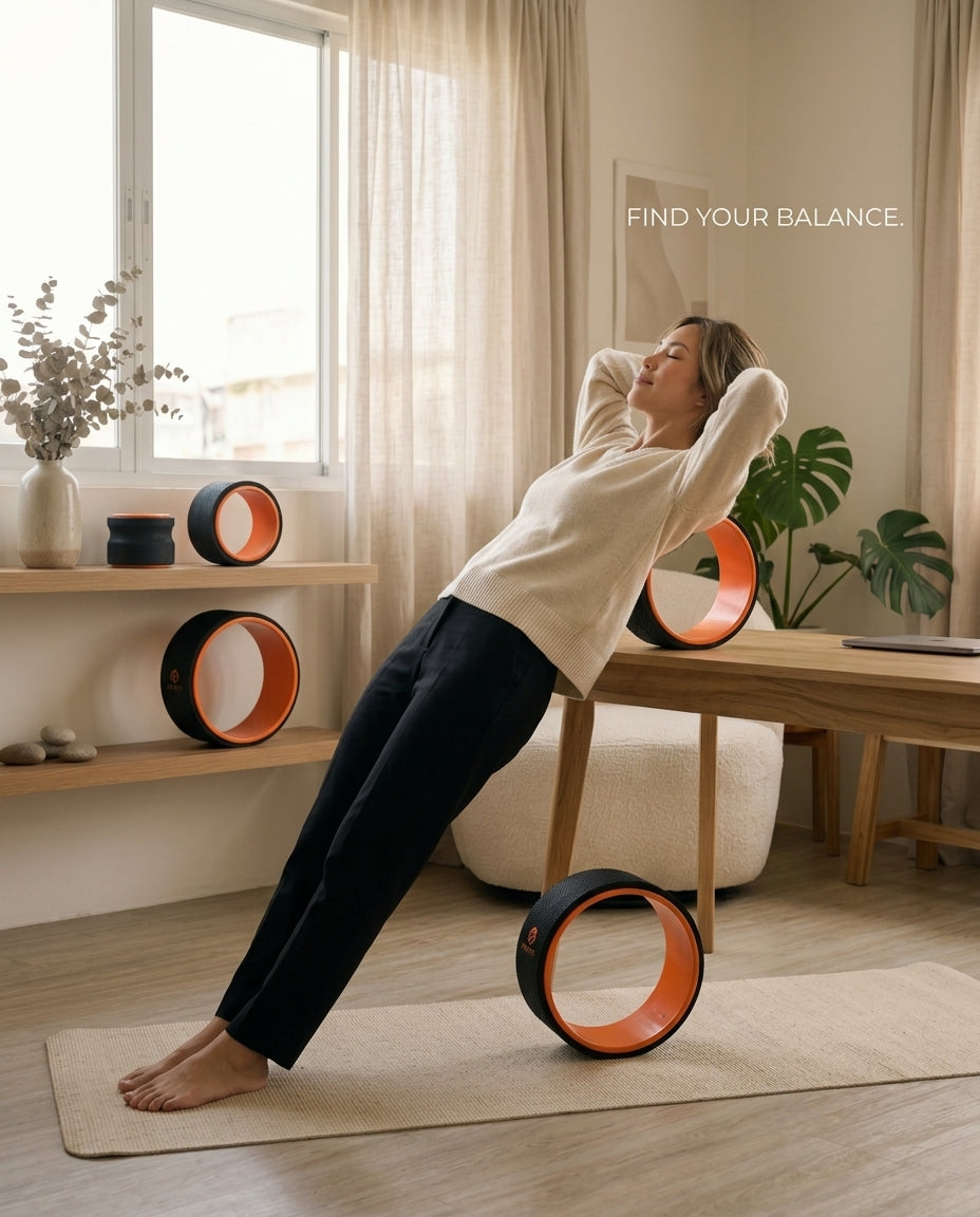 Foam roller-sett for ryggen – 3 størrelser for mobilitet og restitusjon – produktbilde 9