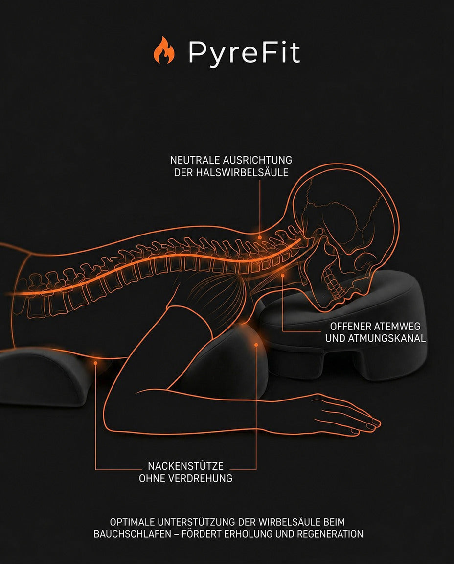 Magesoverpute med brystpute – ergonomisk støtte når du ligger på magen – produktbilde 9