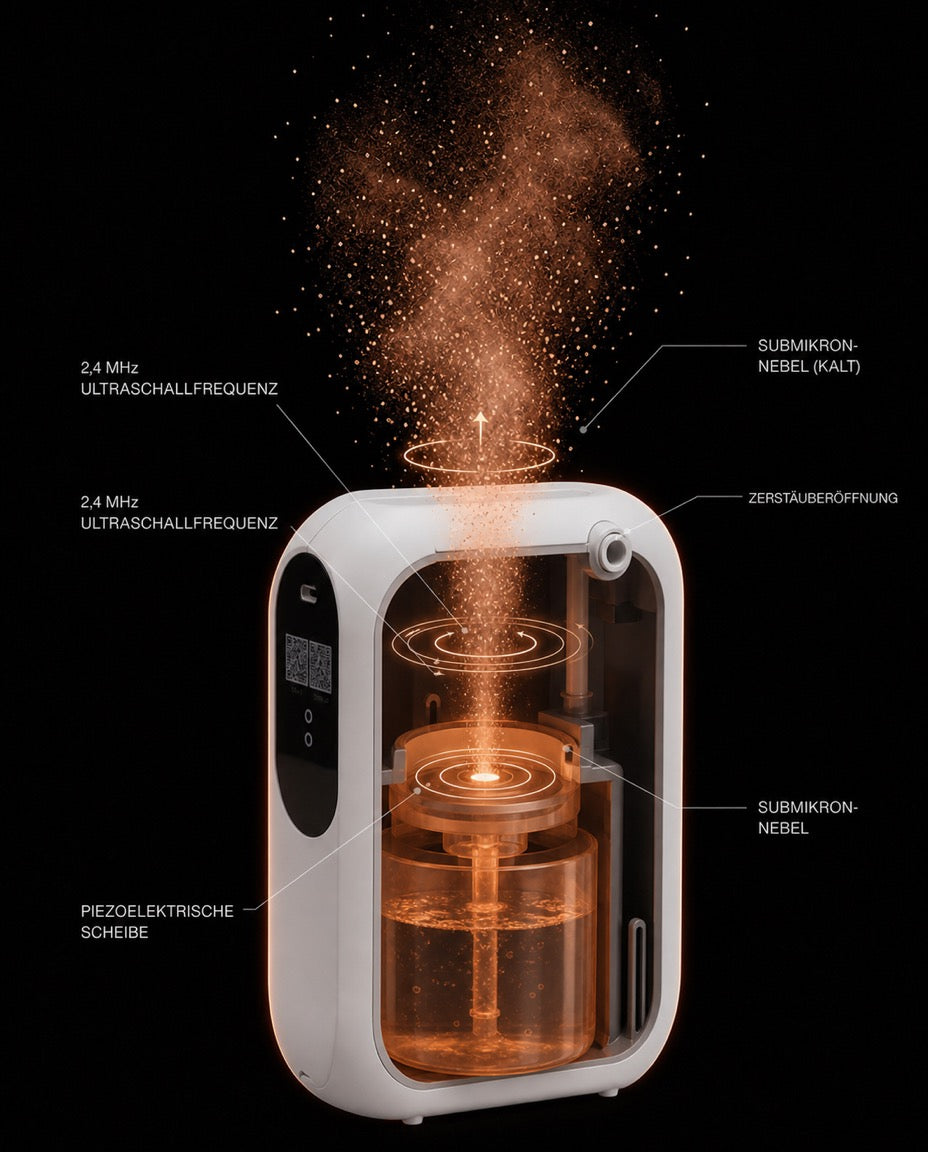 Aromadiffuser med appstyring – fin tåke og mykt lys for eteriske oljer – produktbilde 11