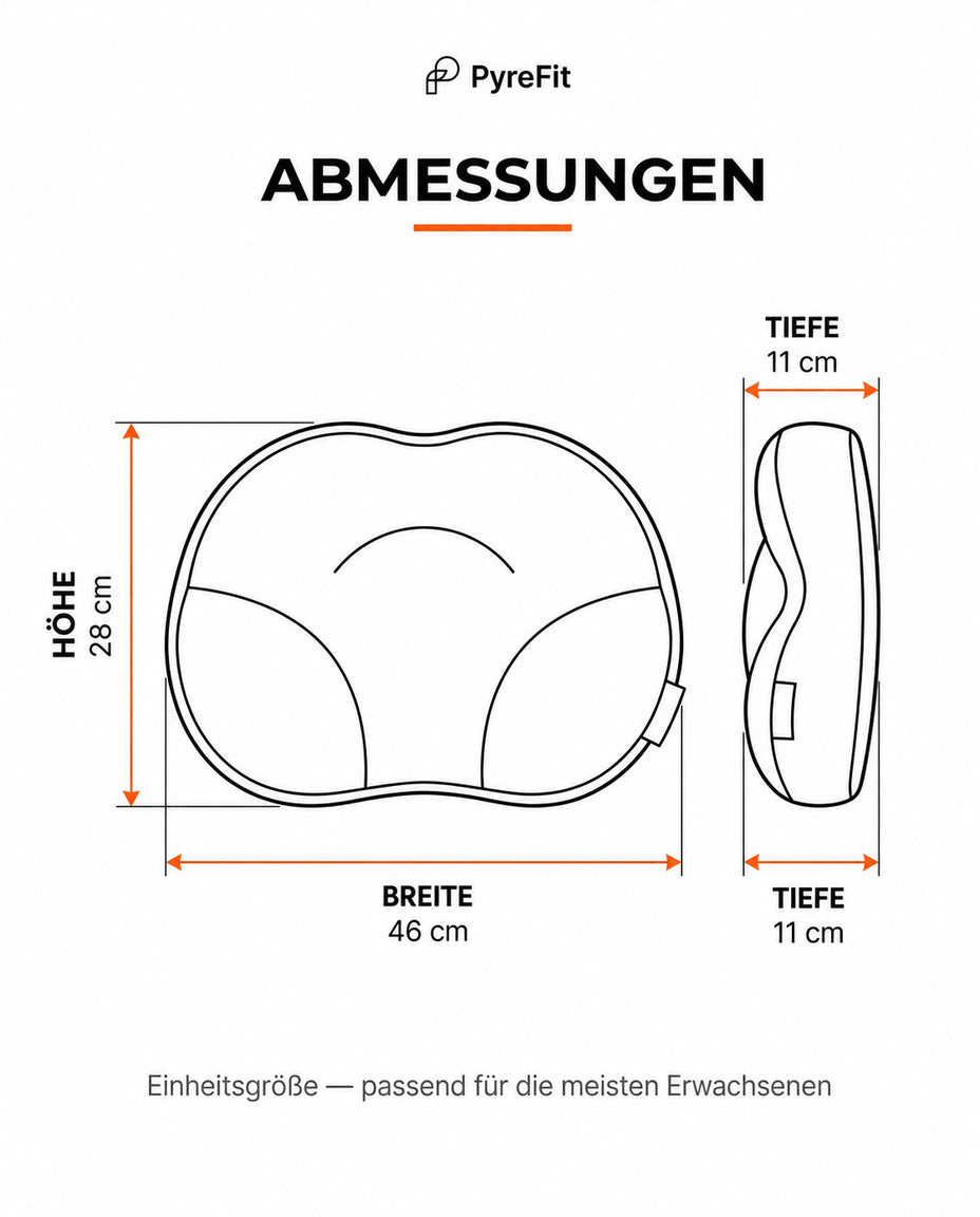 Eggformet nakkepute – ergonomisk støtte for rygg- og sidesovere – produktbilde 13