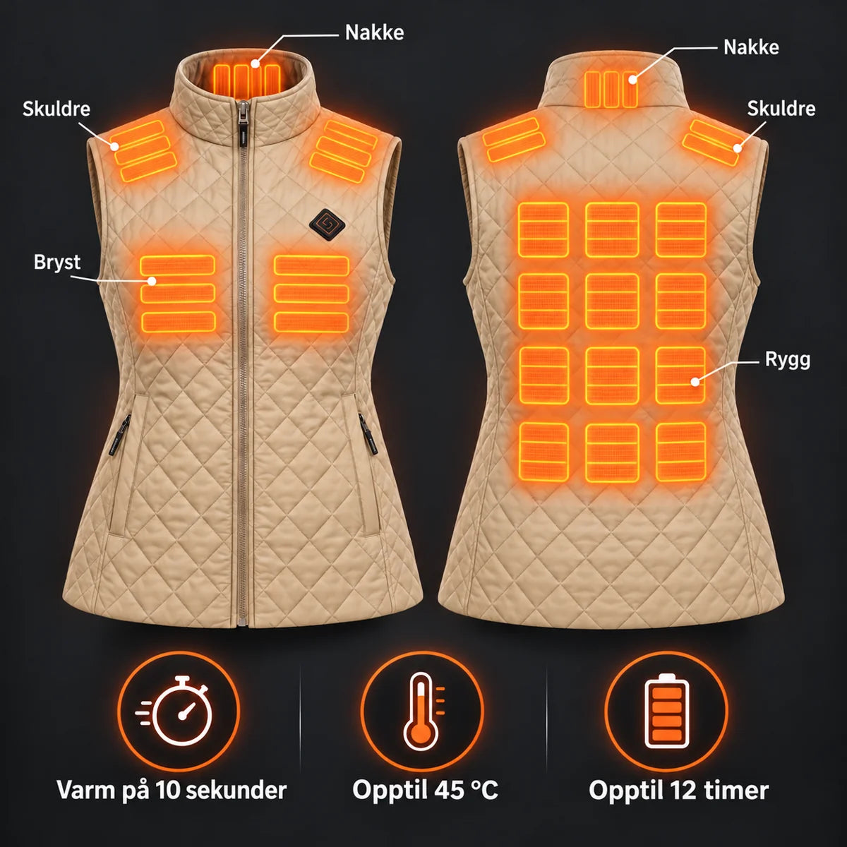 PyreFit Librato – Varmevest dame