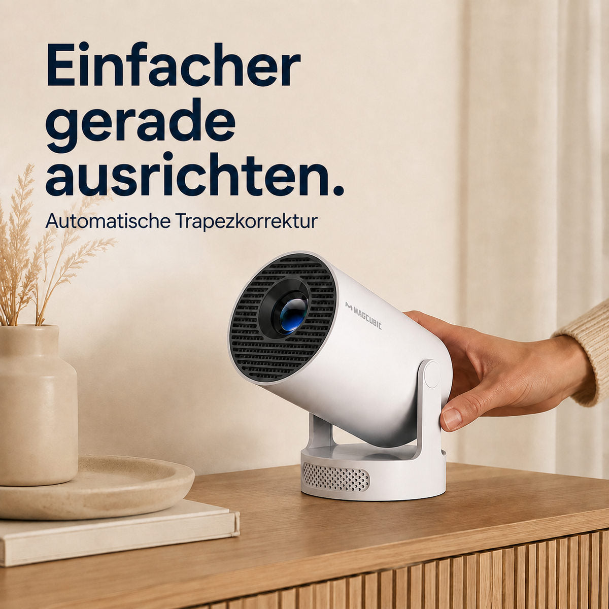 Magcubic HY300Pro+ – Enklere å rette inn.