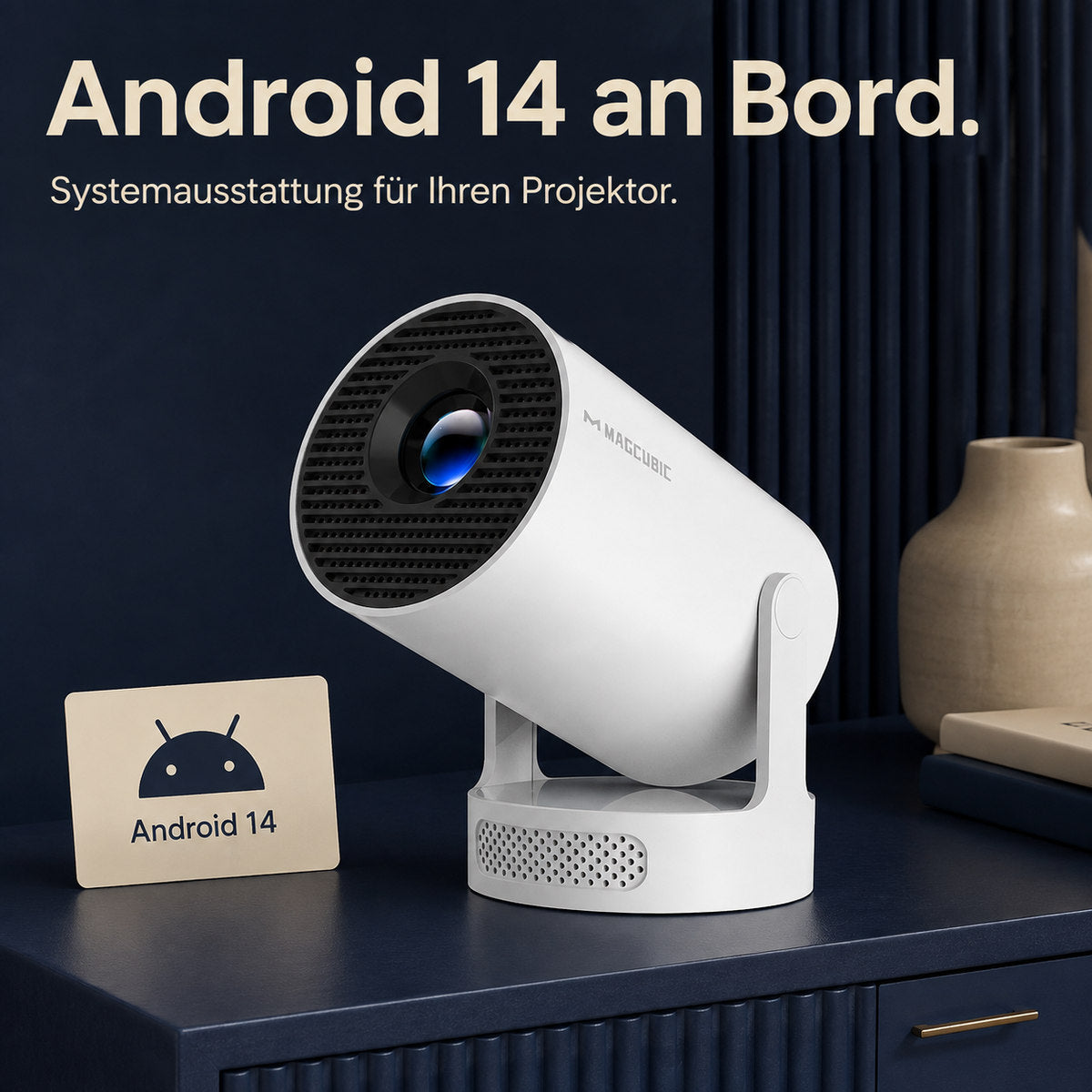 Magcubic HY300Pro+ – Android 14 om bord.
