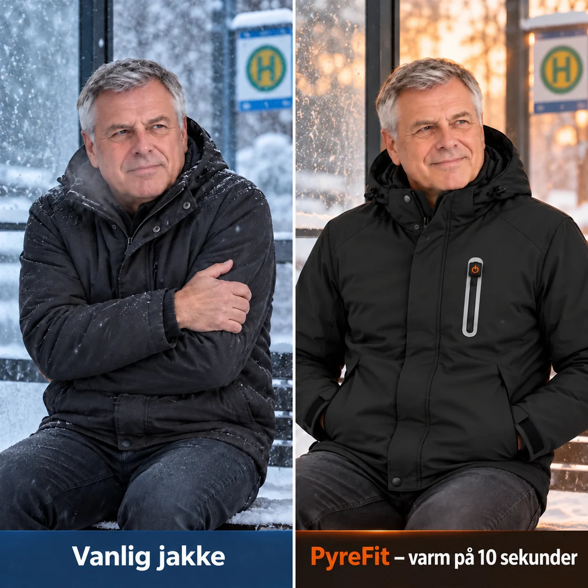 PyreFit Calvero i svart – sammenligning