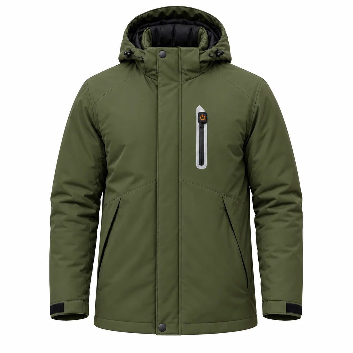 Oppvarmet parkas herre PyreFit Calvero, produktbilde uten modell