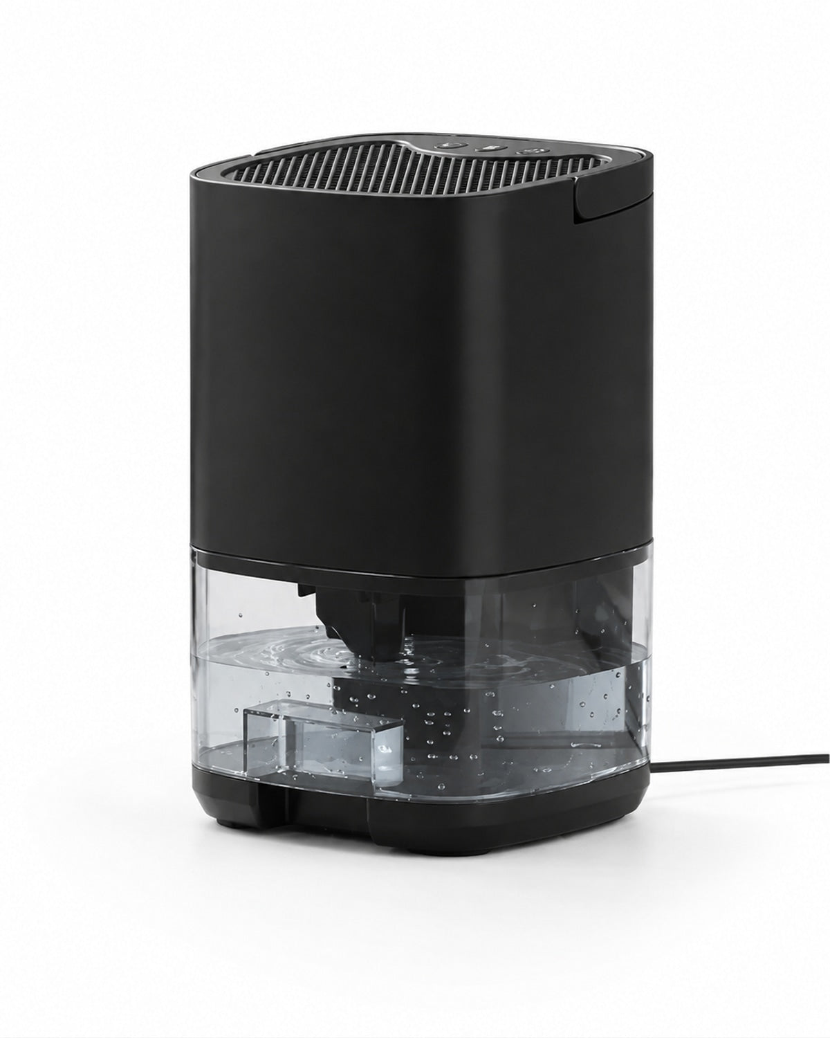 Mini-avfukter med 1-liters vanntank – svart – produktbilde 1