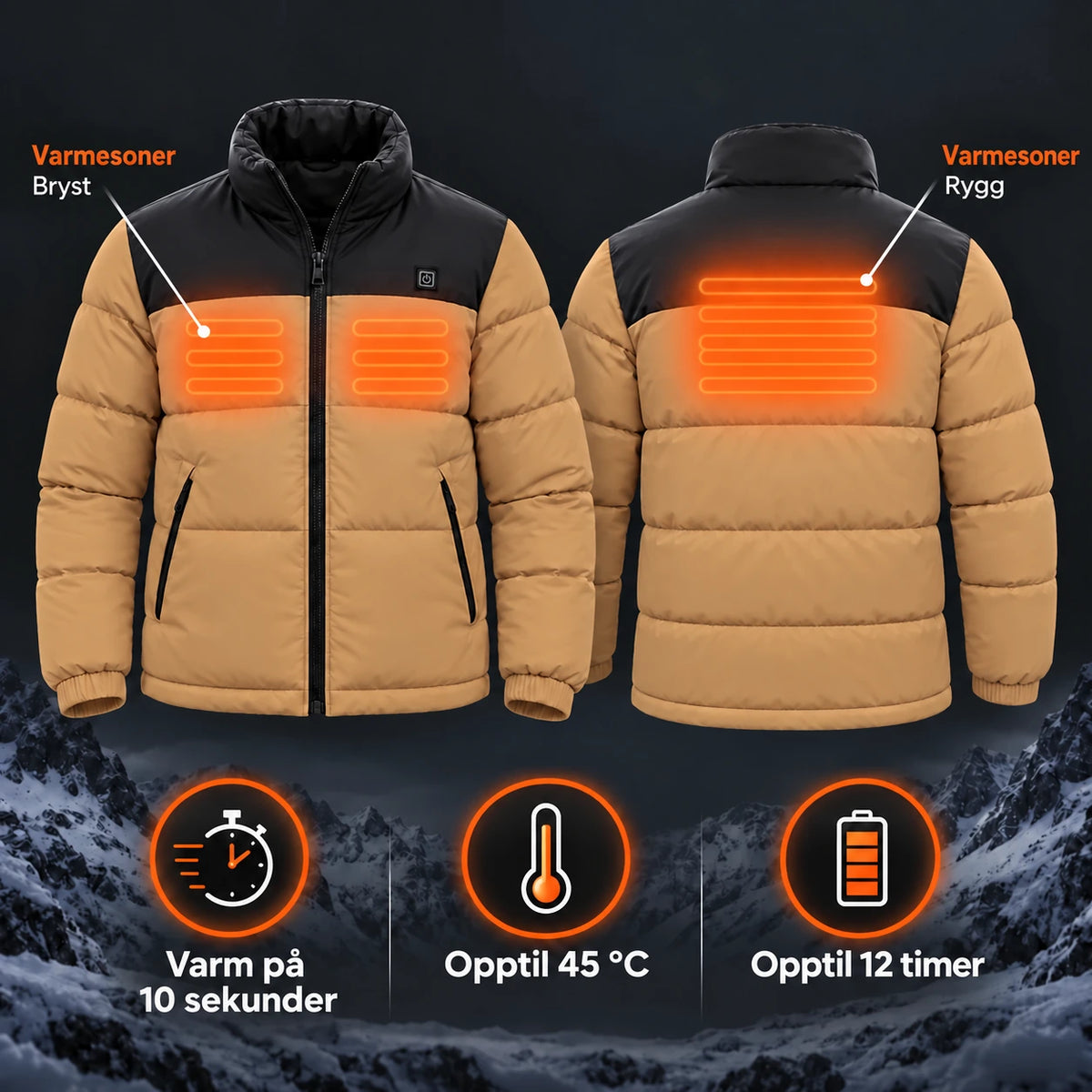 PyreFit Elaron i karamell – varmesoner