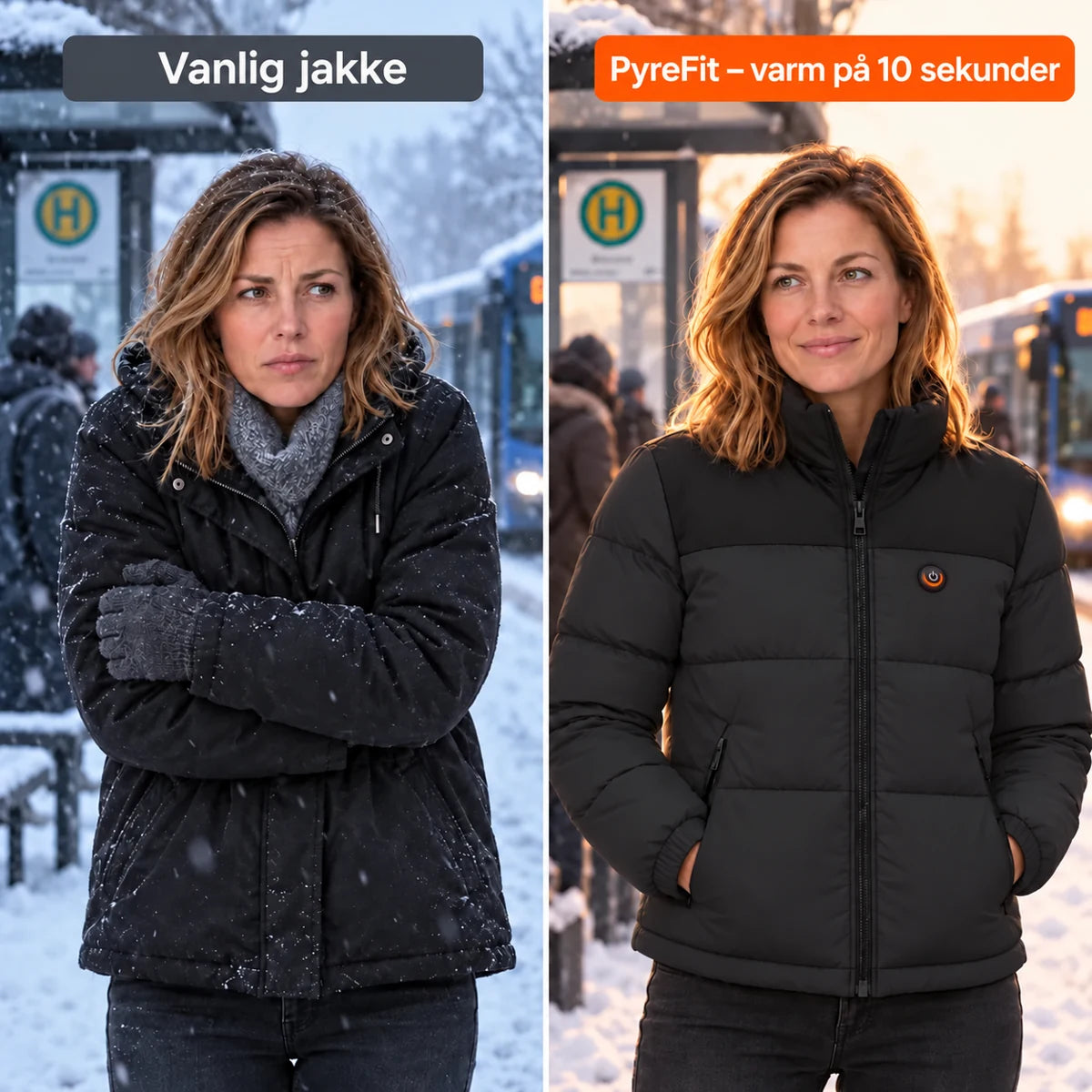 PyreFit Elaron i svart – sammenligning