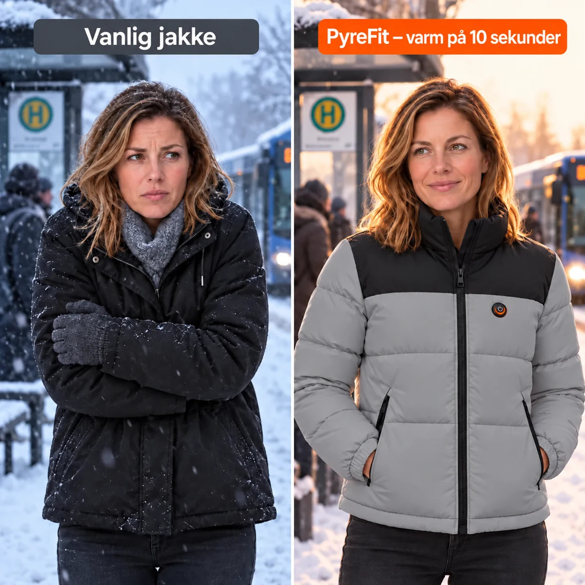 PyreFit Elaron i grå – sammenligning