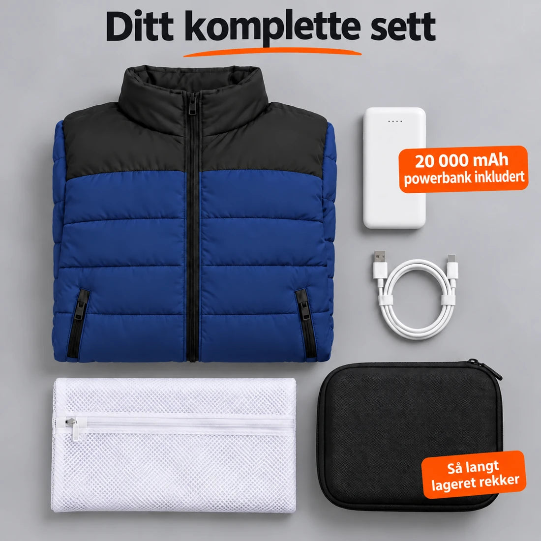 PyreFit Expelia i marineblå – komplett sett