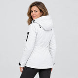 Oppvarmet parkas dame PyreFit Glacio, bakfra