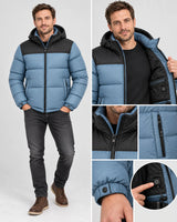 Vattert varmejakke unisex PyreFit Gletor, helfigur