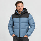 Vattert varmejakke unisex PyreFit Gletor, på modell, forfra