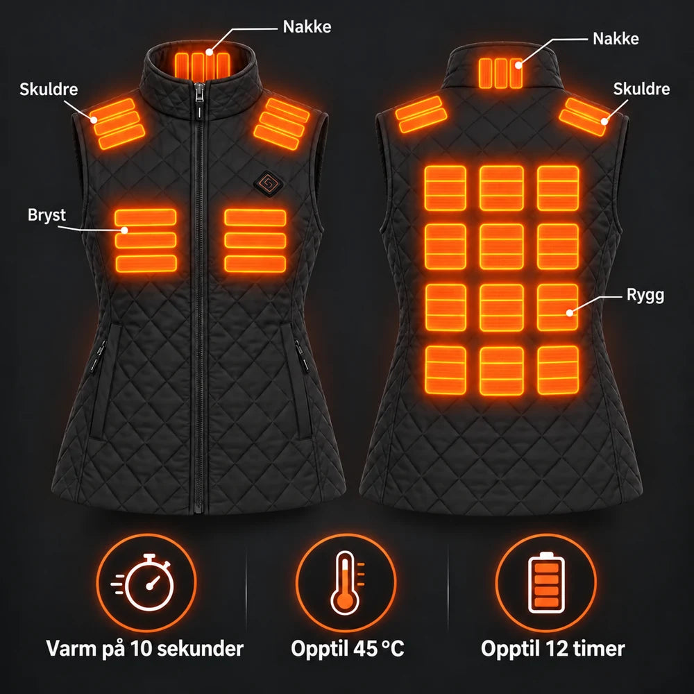 PyreFit Librato i svart – varmesoner