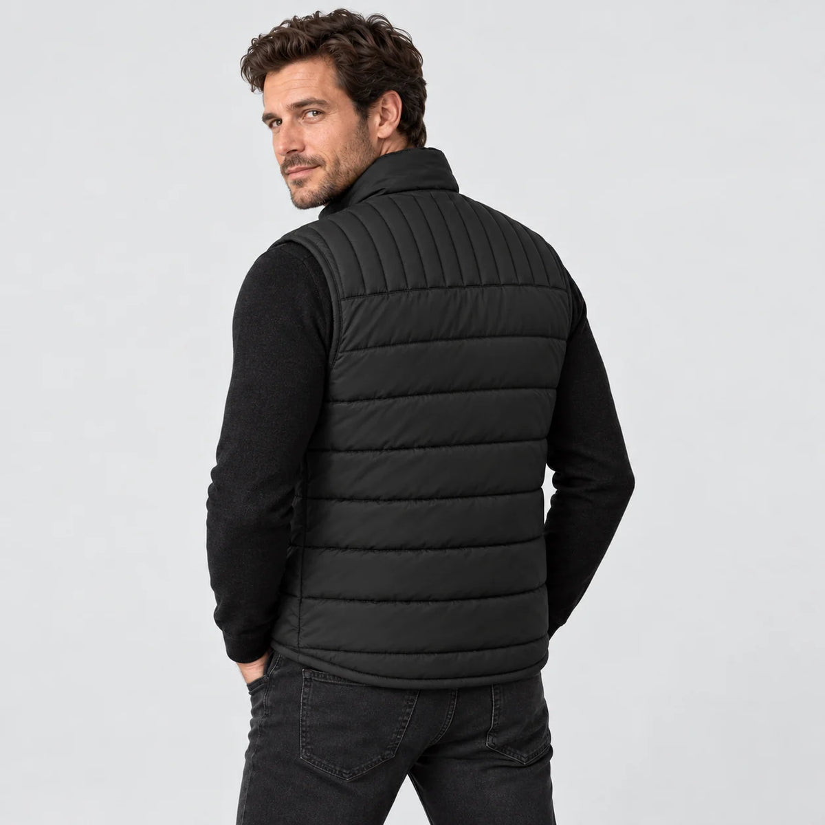 Varmevest unisex PyreFit Matrixor, bakfra