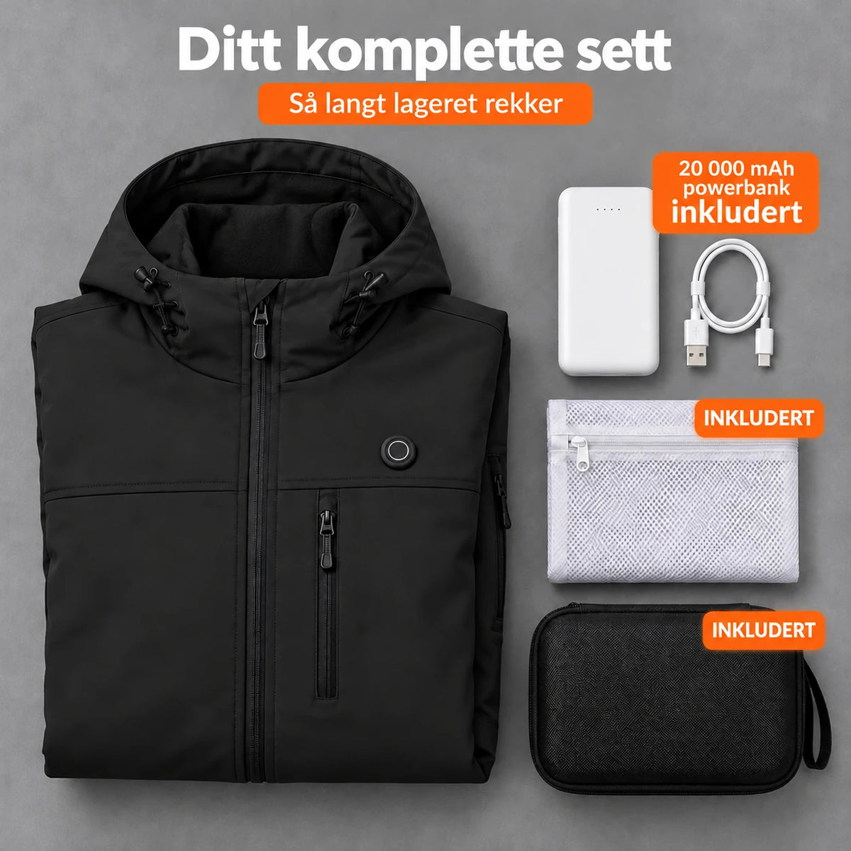 PyreFit Novera i svart – komplett sett