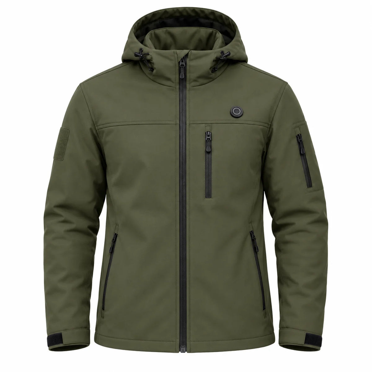 Varmejakke i softshell PyreFit Novera, produktbilde uten modell