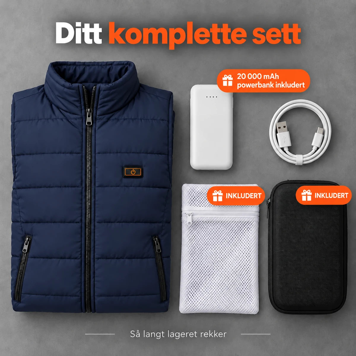 PyreFit Pivotan i marineblå – komplett sett
