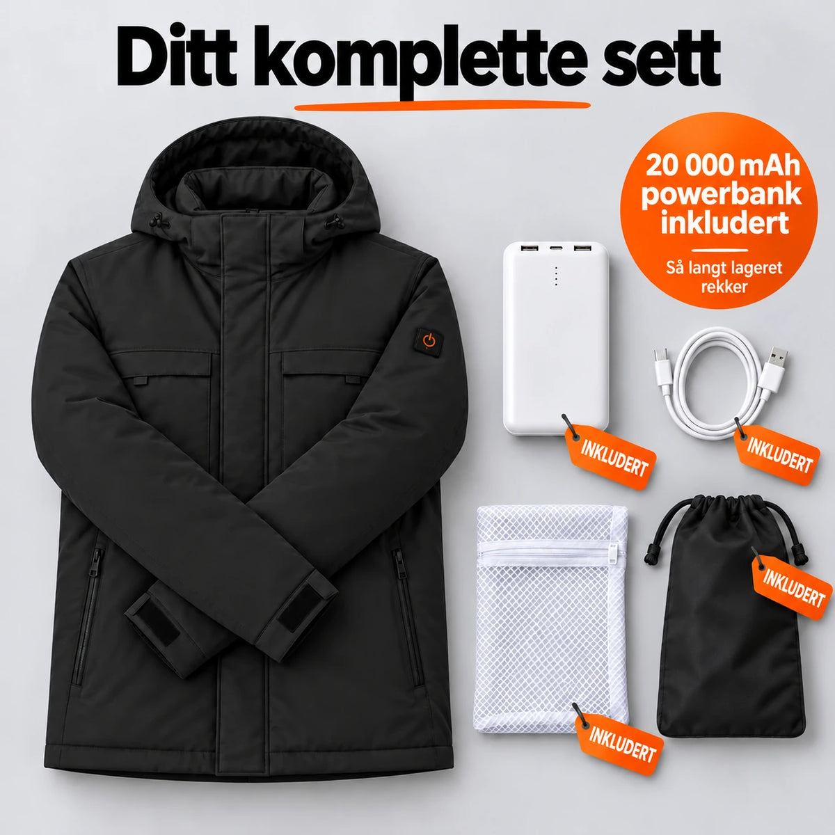 PyreFit Regaro i svart – komplett sett
