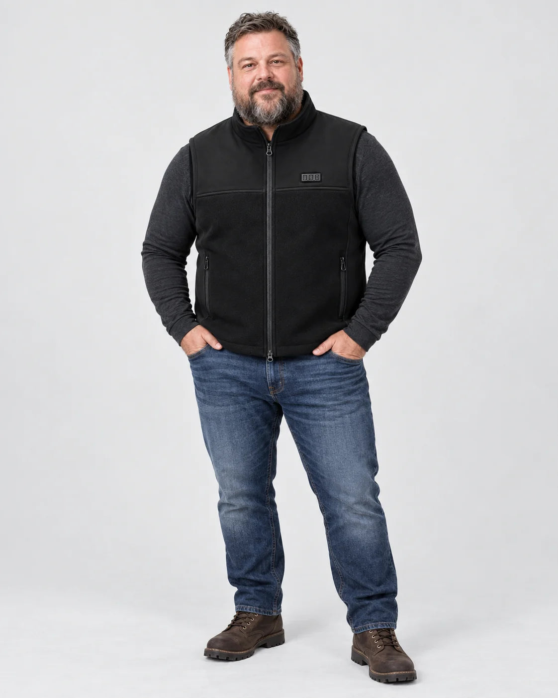 Varmevest unisex med justerbar vidde PyreFit Tarnor, helfigur
