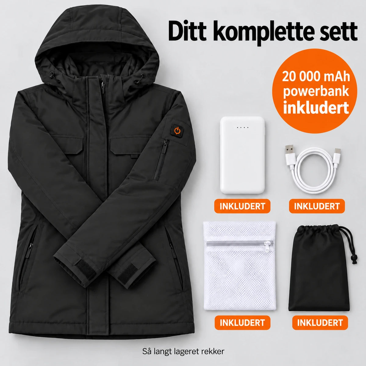 PyreFit Terrano i svart – komplett sett