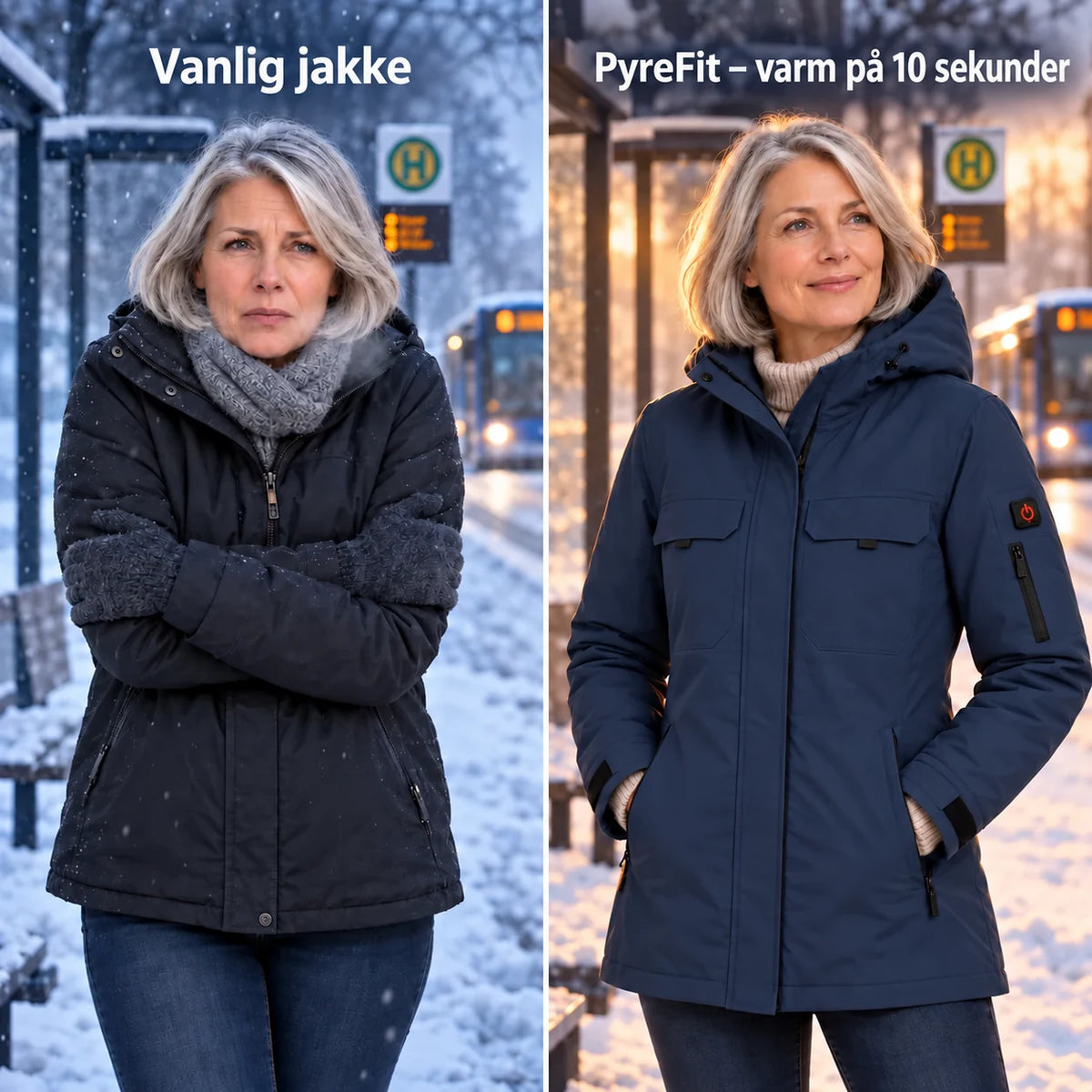 PyreFit Terrano i marineblå – sammenligning