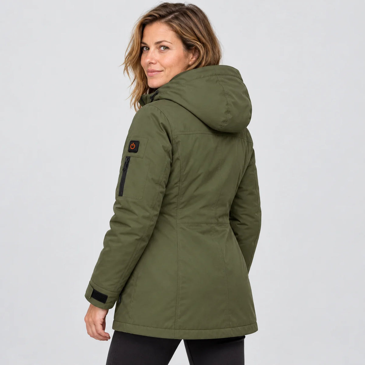 Oppvarmet parkas dame PyreFit Terrano, bakfra