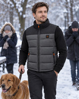 Varmevest unisex PyreFit Trailon en vinterdag: med hunden