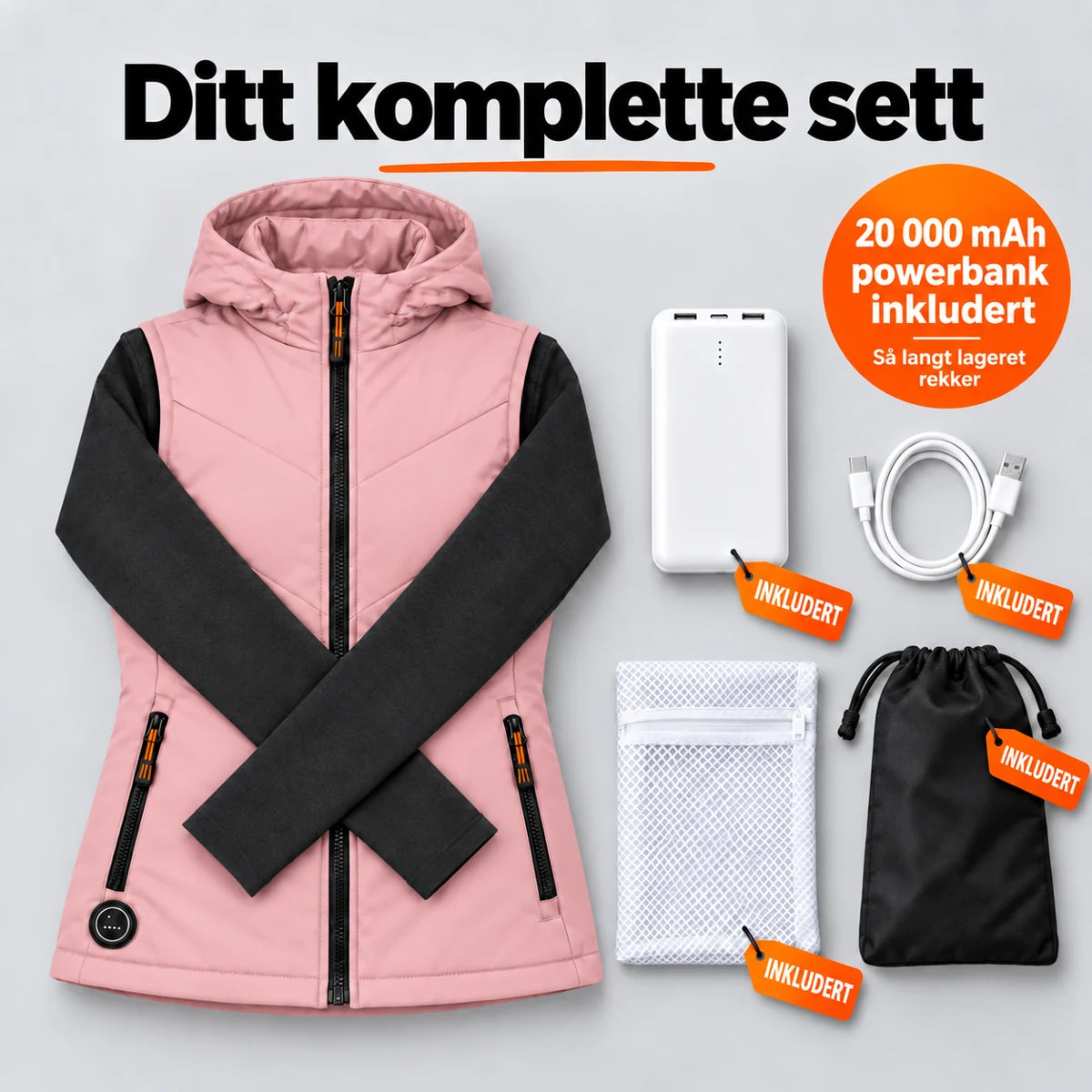 PyreFit Transitor i rosa – komplett sett