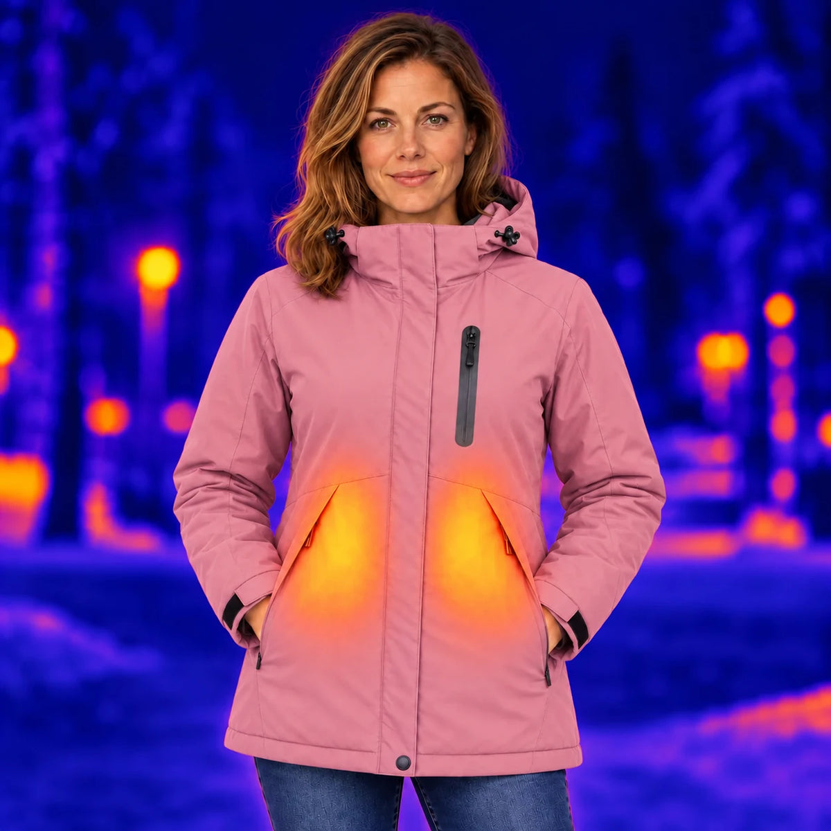 PyreFit Traverso i rosa – varme om vinteren