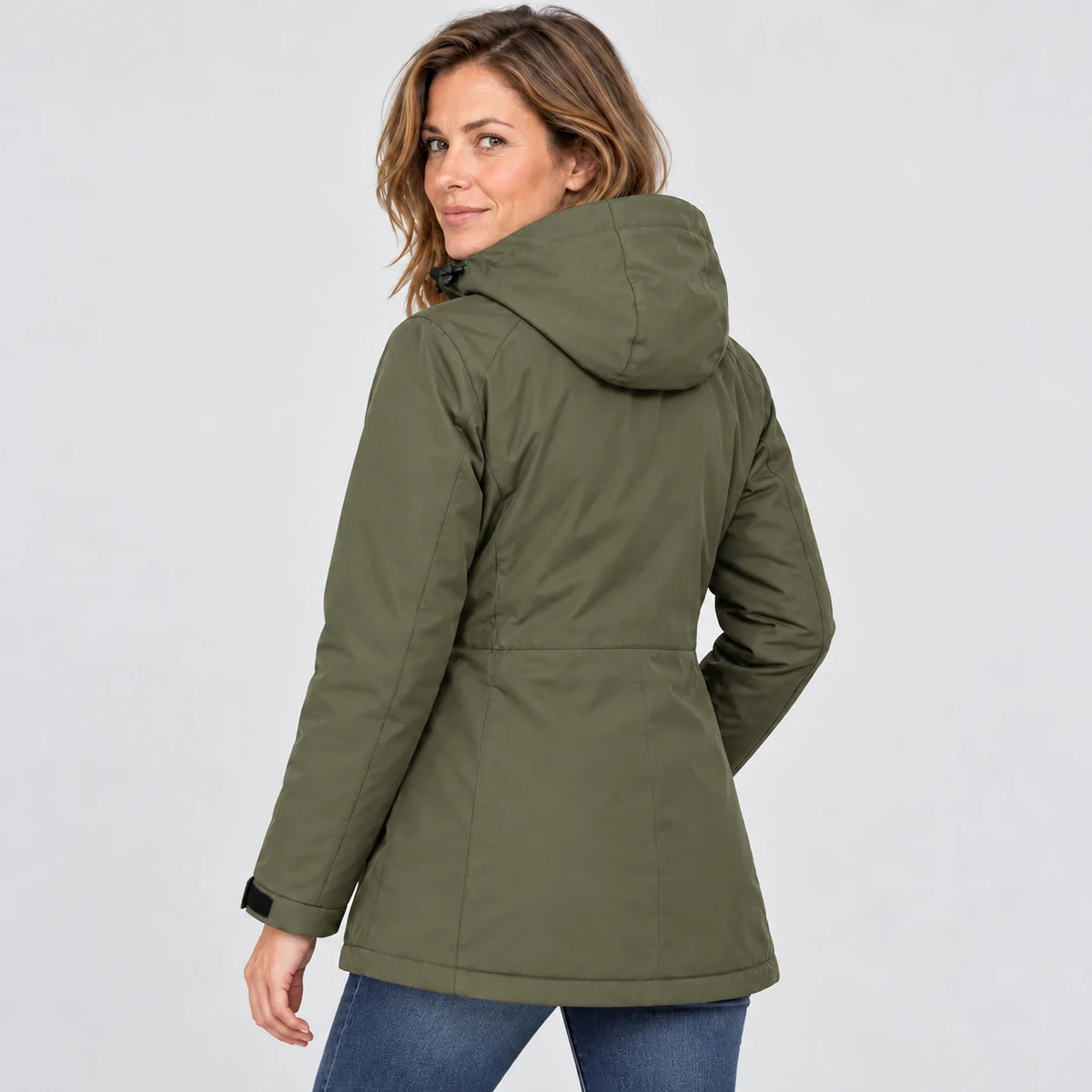 PyreFit Traverso i khaki – sett bakfra